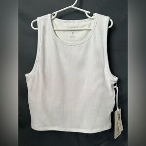 Z Supply Women’s Active Ribbed Crop Top Size: Small NWT
